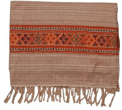 CHANDRAVATI Wool Printed Women Shawl(Beige)