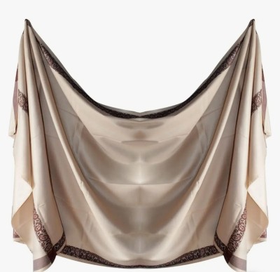 Pqbavskegn Pashmina Woven Women, Men Shawl(Grey, Gold)