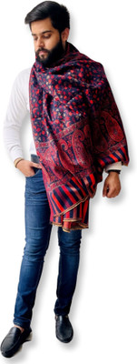 Zaria Fabs Acrylic, Wool Woven Women, Men Shawl(Multicolor)