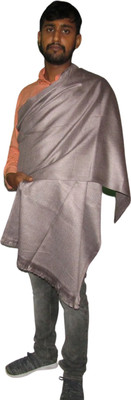 BE SWADESHI Cashmere Solid Men Shawl(Grey)
