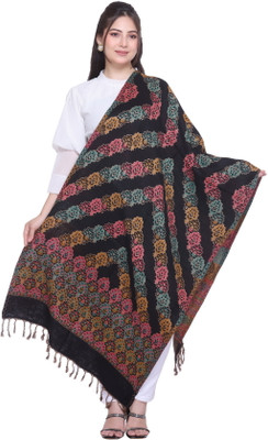 MANBHAV Acrylic Woven Women Shawl(Multicolor)