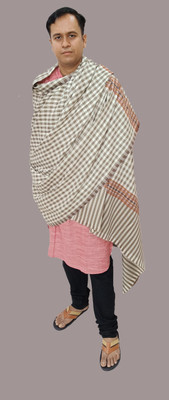 Sprha Wool Woven Men Shawl(Multicolor)
