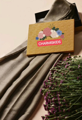 CHARMISKIDS Wool Solid Men Shawl(Brown)
