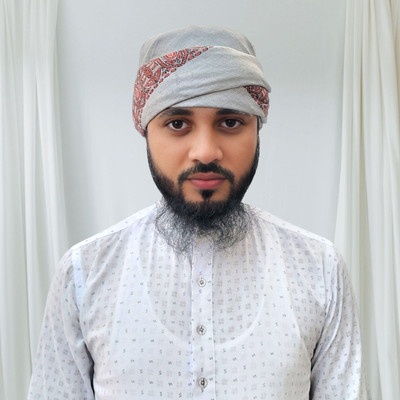 Arabian Rumal Poly Wool Paisley Men Shawl(Grey)