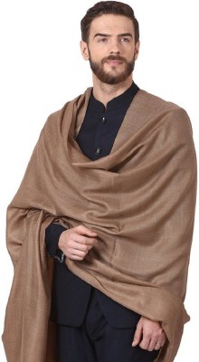 ANKUR Wool Blend Woven Men Shawl(Brown)