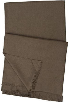 Modiji Wool Solid Men Shawl(Brown)