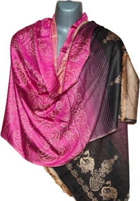 NAIBOO Viscose Self Design Women Shawl(Multicolor)