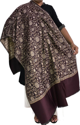 PASHTUSHS Wool Self Design Women, Men Shawl(Multicolor)