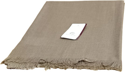 CHARMISKIDS Cashmere Solid Men Shawl(Brown)