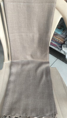 Tuteja Home Decors Polyester Wool Blend Solid Men Shawl(Beige)