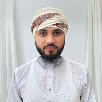 Arabian Rumal Poly Wool Paisley Men Shawl(White)