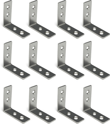 MYRU S.S L-Corner 2'' 1 Shelf Bracket(Stainless Steel)