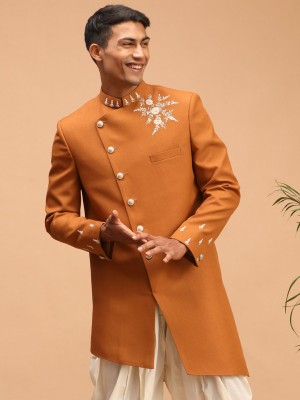 VASTRAMAY Embroidered, Embellished Sherwani