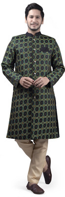 AMZIRA Self Design Sherwani