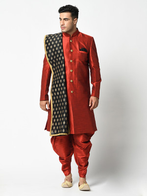 DEYANN Self Design Sherwani