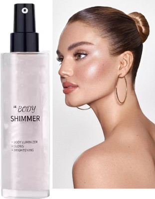 GABBU Spray, Face & Body Highlighting Makeup highlighter(silver)