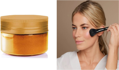 Jiwoo Gold Shimmer Loose Powder $  Highlighter(GOLD)