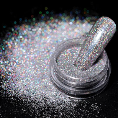 THTC LOOSE GLITTER POWDER EYESHADOW FOR MULTI USE(silver)