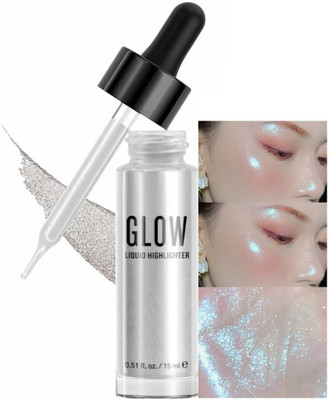 MYEONG Professional Make-Up Strobe Cream Illuminating Dewy Face Cream Highlighter(Pearl Silver)