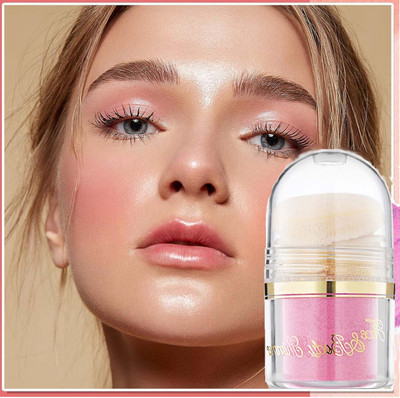 MYEONG Shimmer Loose Powder + Highlighter/Eyeshadow(PINK)
