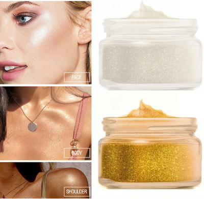 ADJD Highlighter Face Powder gold & silver(multi color)