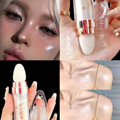 WOONGMI High Gloss Shimmer And Sparkle For Face And Body Makeup(SILVER)