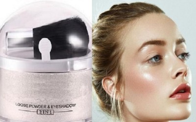 Latixmat silver shimmer highlighter Compact(silver shimmer, 15 g)