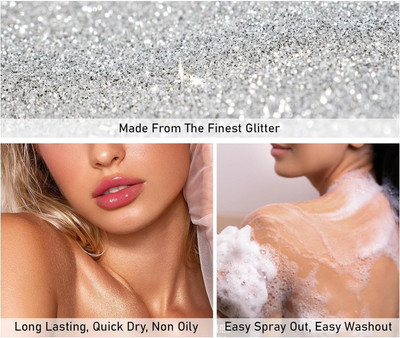 REIMICHI Glow Body Highlighter FOR illuminated look & Glow(White)