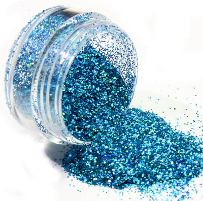 Latixmat 3D Finish Multi Purpose Soft Touch sky blue shimmery glitter combo(SKY BLUE)
