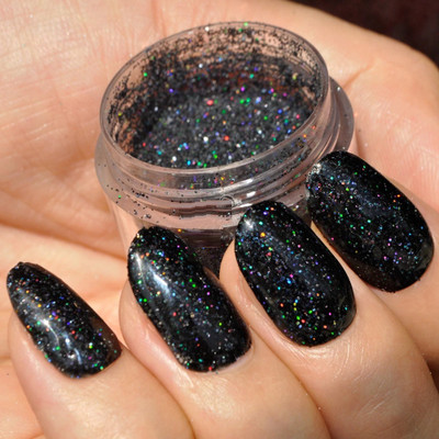 Latixmat New 3D Finish Multi Purpose Soft Touch Black shimmery glitter(BLACK)