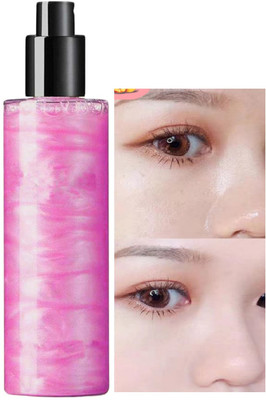 MYEONG High Quality Shimmer Spray Glow White Body Face Highlighter Spary Highlighter(Pink)