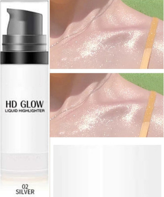 tanvi27 silver Shine Liquid Highlighter 3D Glow SHIMMER Highlighter(SHIMMER SILVER)