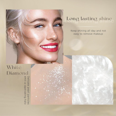 MYEONG Ultra Smooth Silver Liquid  Highlighter(Perl White)