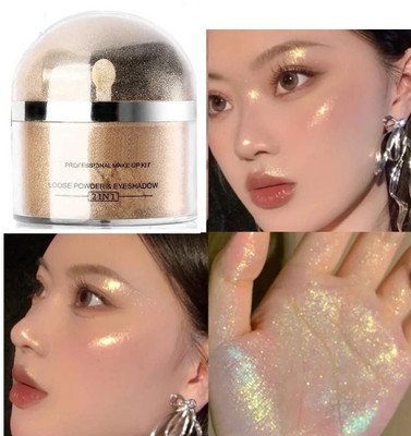 YAWI PERFECT FOR MULTI SHIMMER FACE AND BODY HIGHLIGHTER WITH NON STICKY FOR WOMEN Highlighter(Gold)