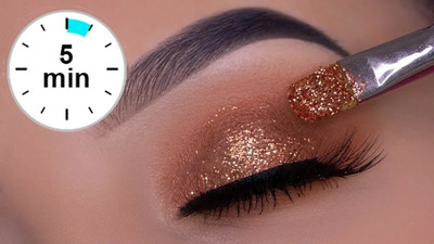 Yuency Multi Purpose Soft Touch BROWN shimmery glitter(BROWN)