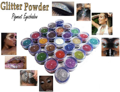 Amaryllis Best Glitter Powder Highlighter Illumination Face Shine Multi Highlighter(MULTICOLOR)