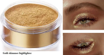 REIMICHI NEW 3D Finish Multi Purpose Soft Touch Gold shimmery glitter(SHIMMER GOLDEN)