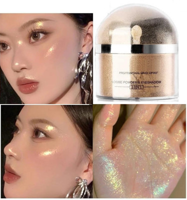 YAWI BEST MULTI SHIMMER FACE AND BODY HIGHLIGHTER WITH NON STICKY FOR WOMEN Highlighter(Gold)