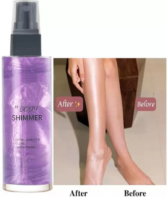 Emijun Liquid Illuminator Ultra Smooth Shine Waterproof Face And Body Highlighter(purple)