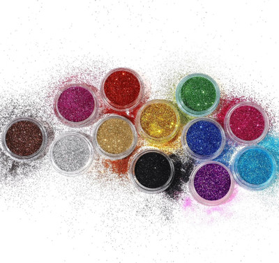 ADJD Eye Shadow Glitter Powder Set And Nail Art Decoration with Eyeshadow(multi color)