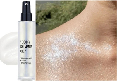GFSU Makeup Shimmer Face Body Liquid Highlighter Spray SILVER/2/(sliver)