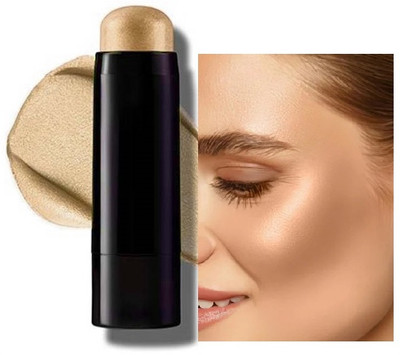 MYEONG Multi-Functiona Pale Gold Face Makeup Highlighter Stick for All Skin Tones Highlighter(Pale Gold)