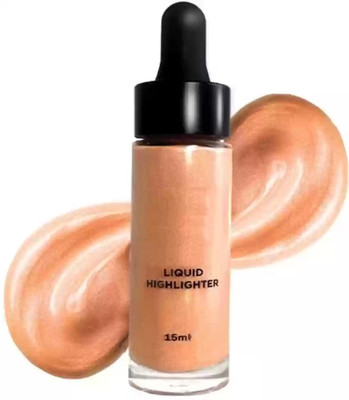 GFSU - GO FOR SOMETHING UNIQUE best Long Stay Highlighter Glow Liquid Highlighter 15ml|waterproof|(rose gold)
