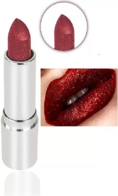 CATERINACHIARA Glitter Lipstick Matte Waterproof Long Lasting Lipstick(pechy pink)