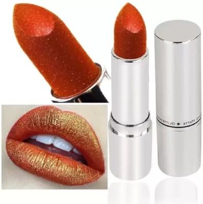 HUZURLU NEW GOLDEN DUST SHIMMERY SHINY MULTI PURPOSE GLITTER ORANGE(ORANGE)