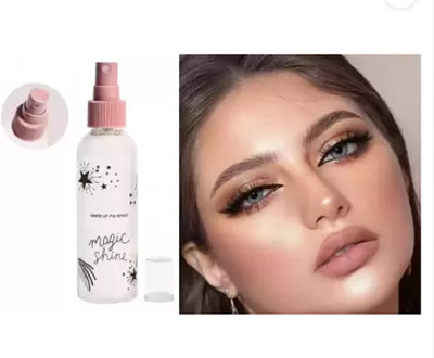 GABBU New Illuminating Bronzing Spray For Hair, Face & Body Highlighting Spray/(silver golden)