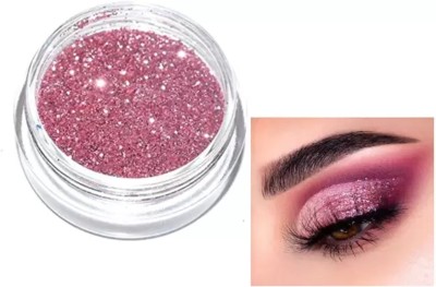 DARVING Pink Fashion Glitter Shimmer Baby Pink shimmery glitter(PINK)