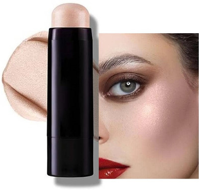 MYEONG Multi-Functiona Pink Glow Face Makeup Highlighter Stick for All Skin Tones Highlighter(Pink Glow)