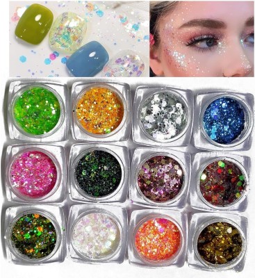 DARVING Glitter Powder for Eye Shadow Makeup(MULTI COLOR)