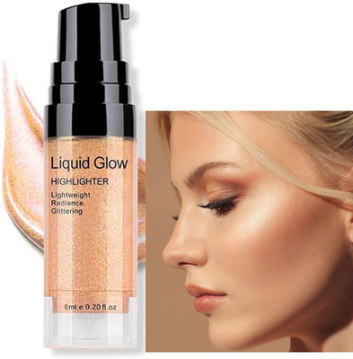 AFARAXIA HD Glow Liquid Water Proof  Highlighter(GOLD)